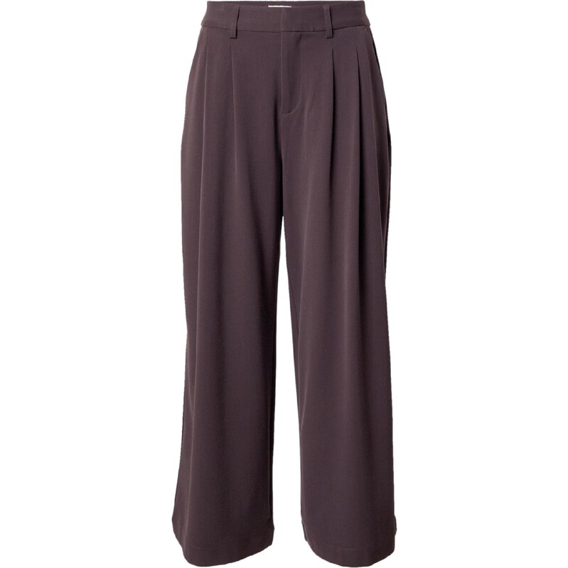 millane Plisované nohavice hnedá 65635826