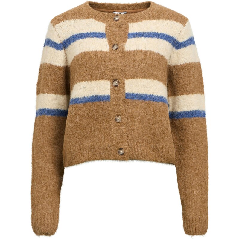 OBJECT Kardigán krémová / tmavobéžová / enciánová 65657822