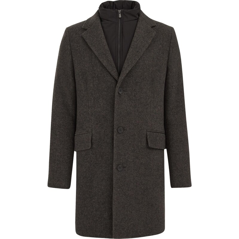 WE Fashion Prechodný kabát hnedá 65663065