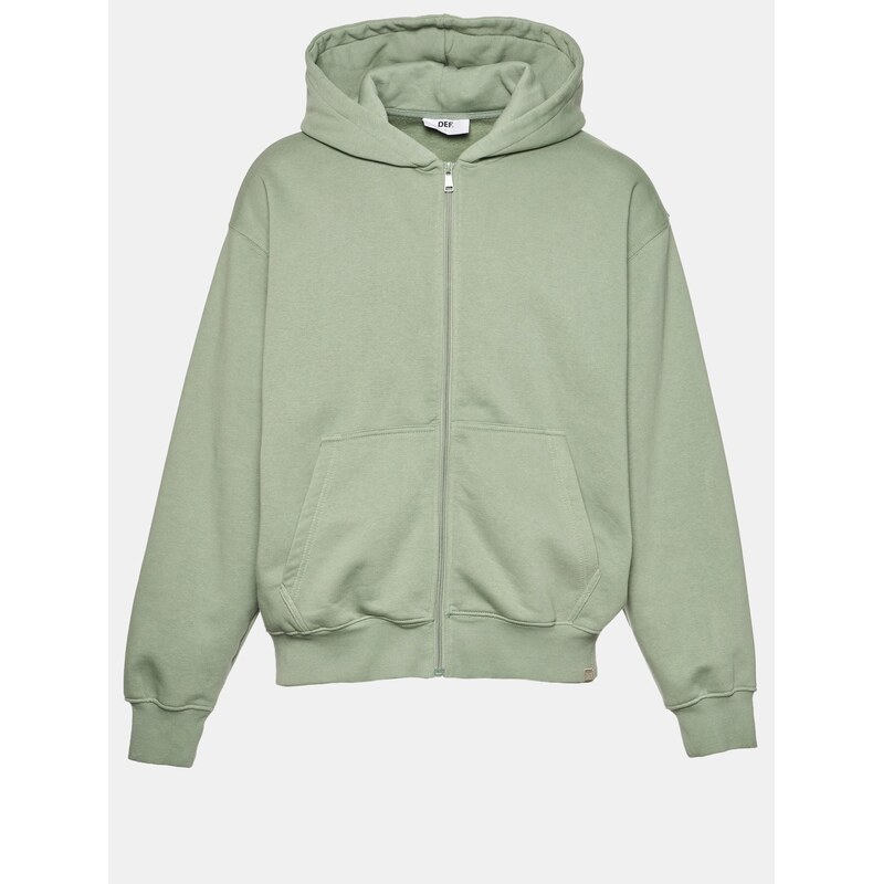 DEF Tepláková bunda zelená 65643114