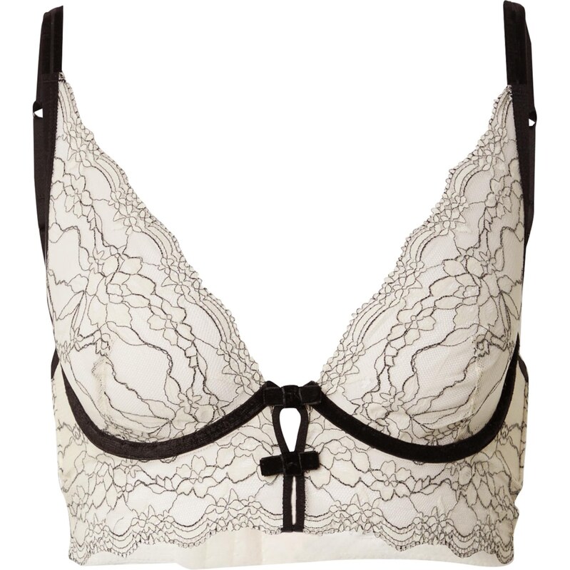 Hunkemöller Podprsenka čierna / biela 65889182