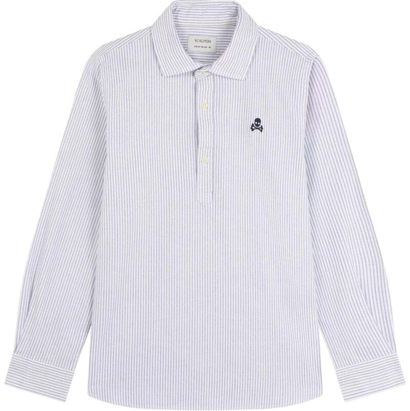 Scalpers Tričko námornícka modrá / biela 65662084