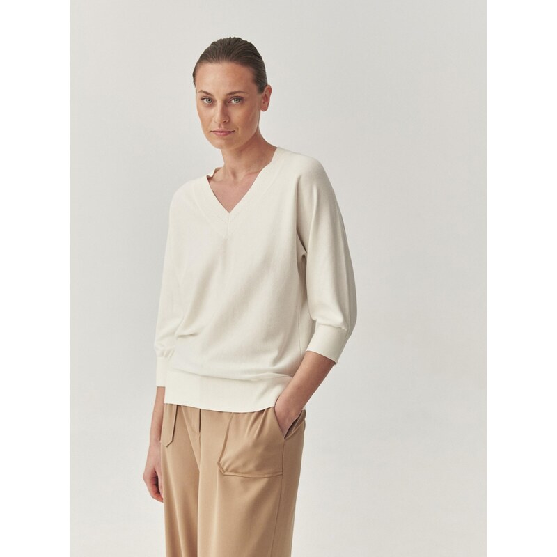 TATUUM Sveter Asel šedobiela 65662643