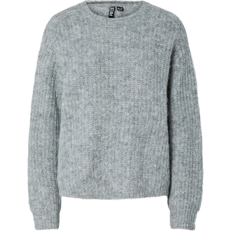 PIECES Sveter CLEO sivá melírovaná 65890961