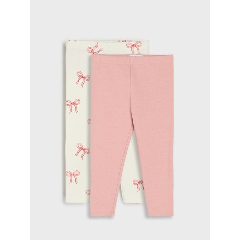 Sinsay - Súprava 2 legín - krémová 65747337