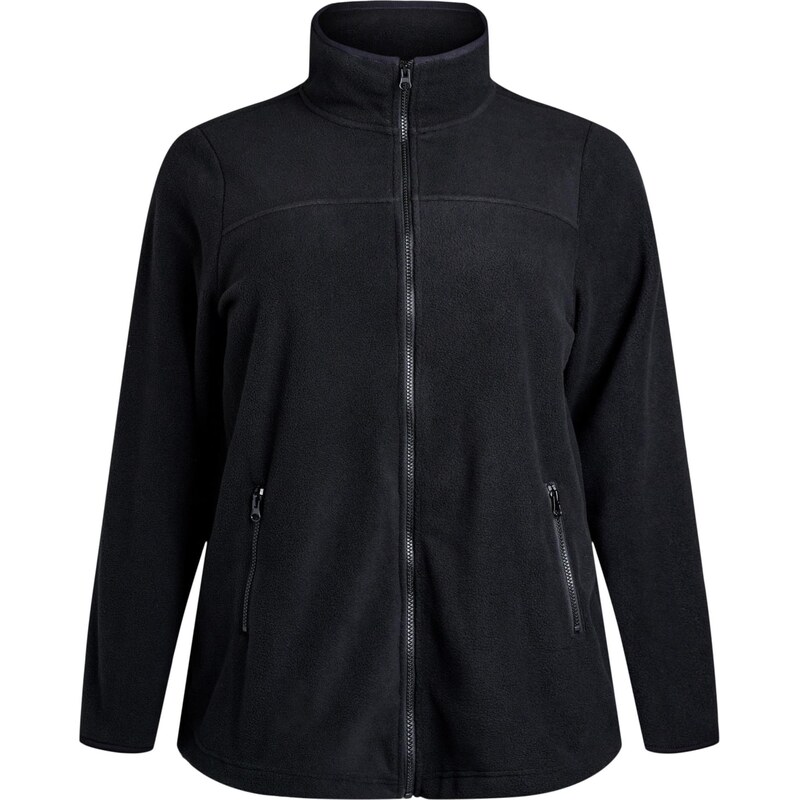 Active by Zizzi Flisová bunda Aodi čierna 65707599