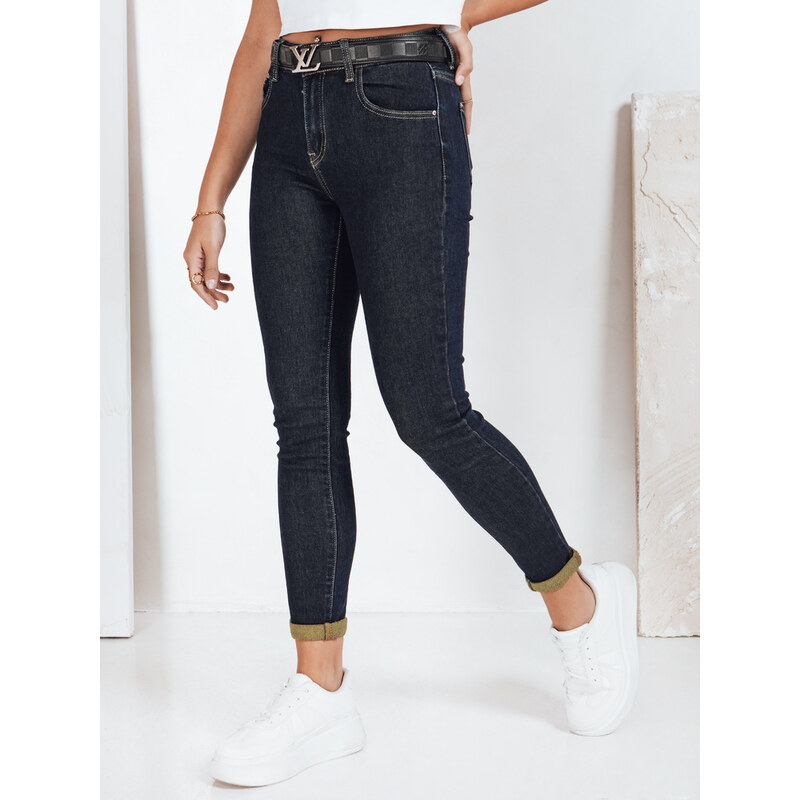 DStreet Dámske skinny rifle granátové 65636230