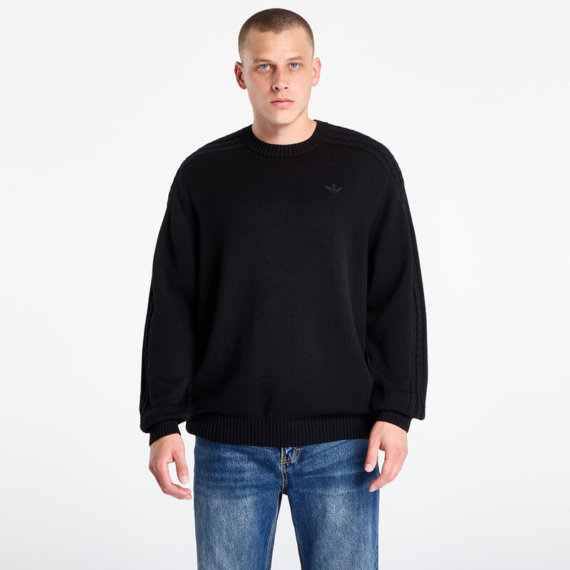 adidas Originals Sveter adidas Premium Essentials Knit Crewneck Black/ 65637759