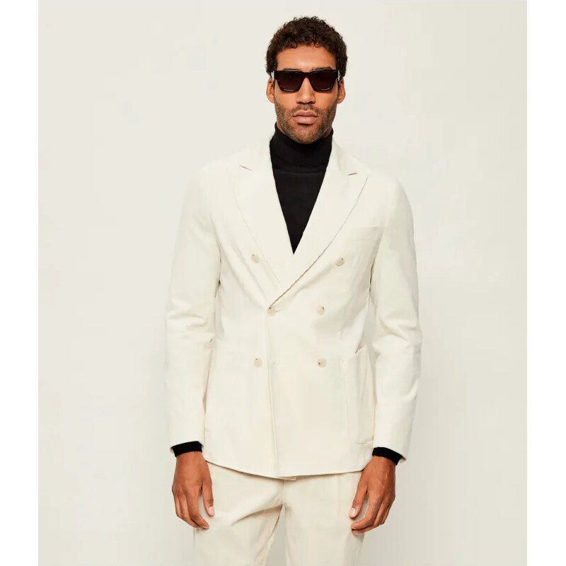 BOSS BLACK Menčestrová sako C-Hanry-DB-Pk-254 | Slim Fit 65279467