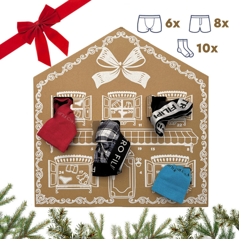 Trenýrkárna Pánsky adventný kalendár Pietro Filipi (24PXV1) 65652011