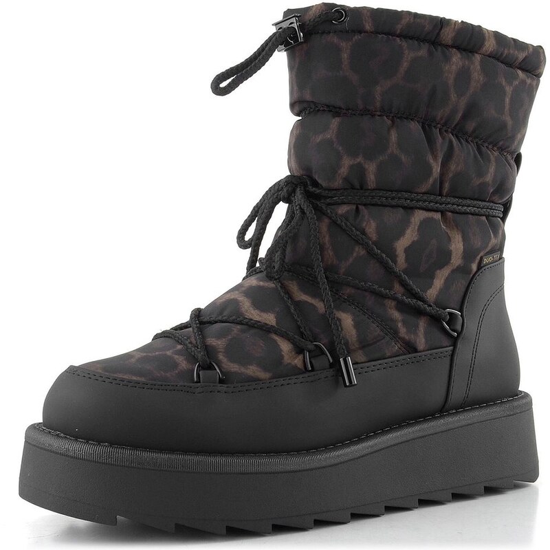 Tamaris zateplený prošívaný kotník na platformě 1-26846-45 black 65639916