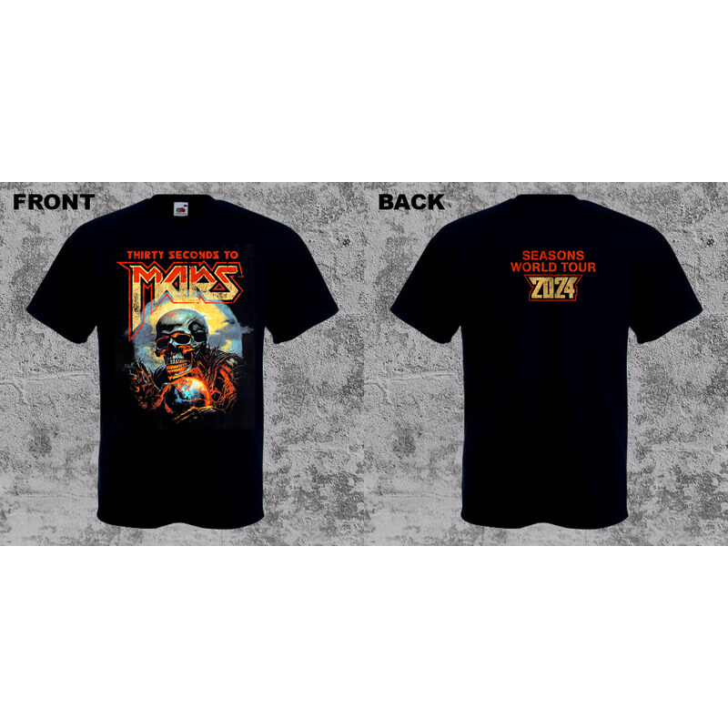 Fruit of the Loom 30 Seconds To Mars - World Tour 2024 (tričko) 65642840