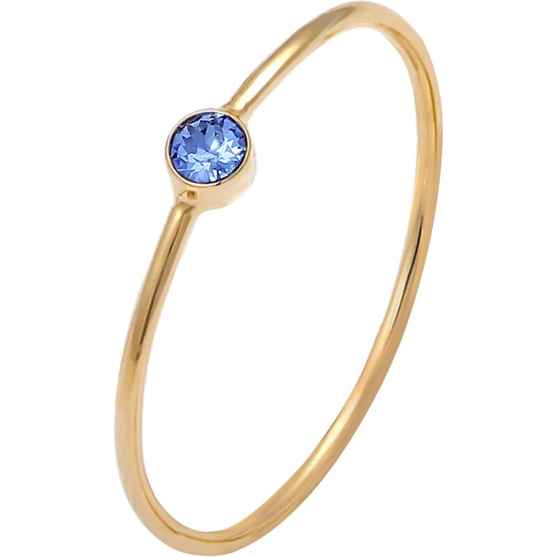 ELLI Prsteň modrá / zlatá 65642845