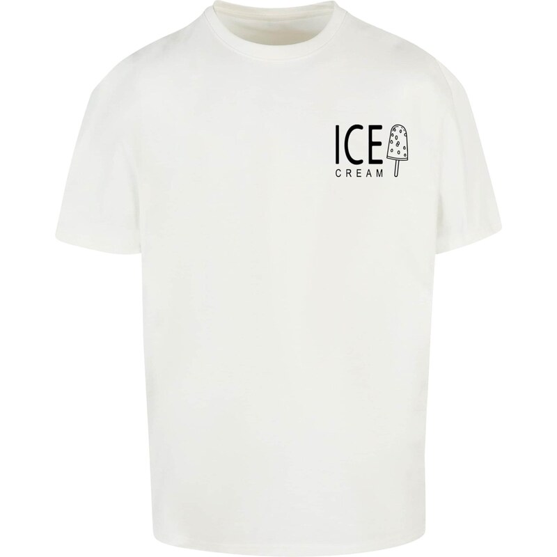 Merchcode Tričko Ice Cream čierna / biela 65644162