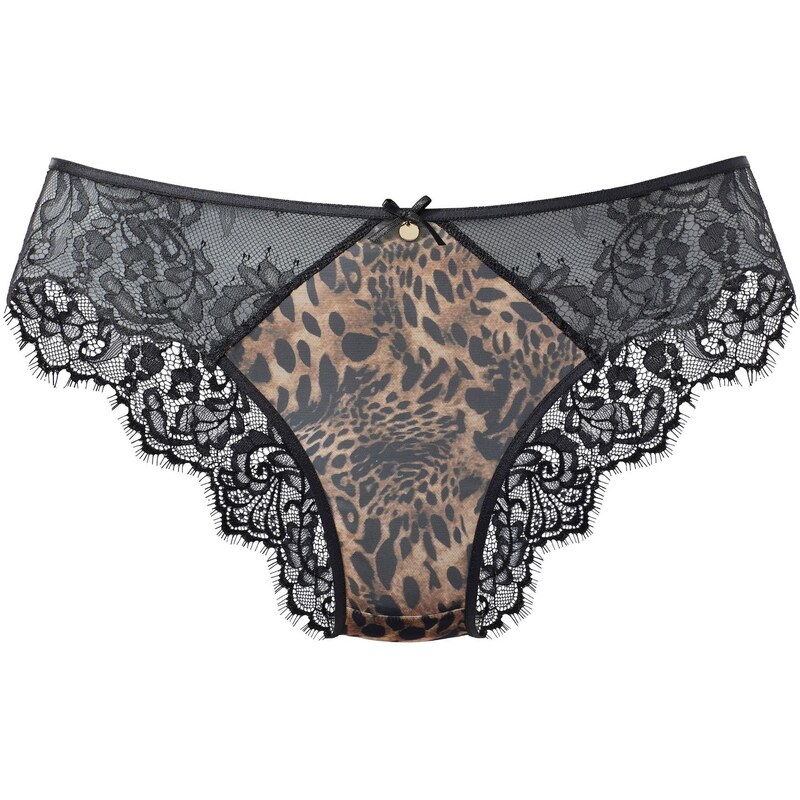 LASCANA Nohavičky béžová / čierna 65644280