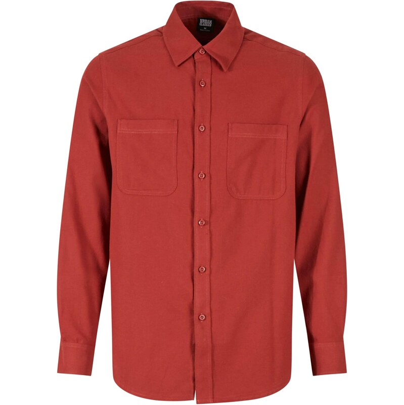 Urban Classics Košeľa hrdzavo červená 65874129