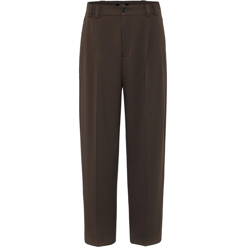 Antioch Plisované nohavice hnedá 65656204