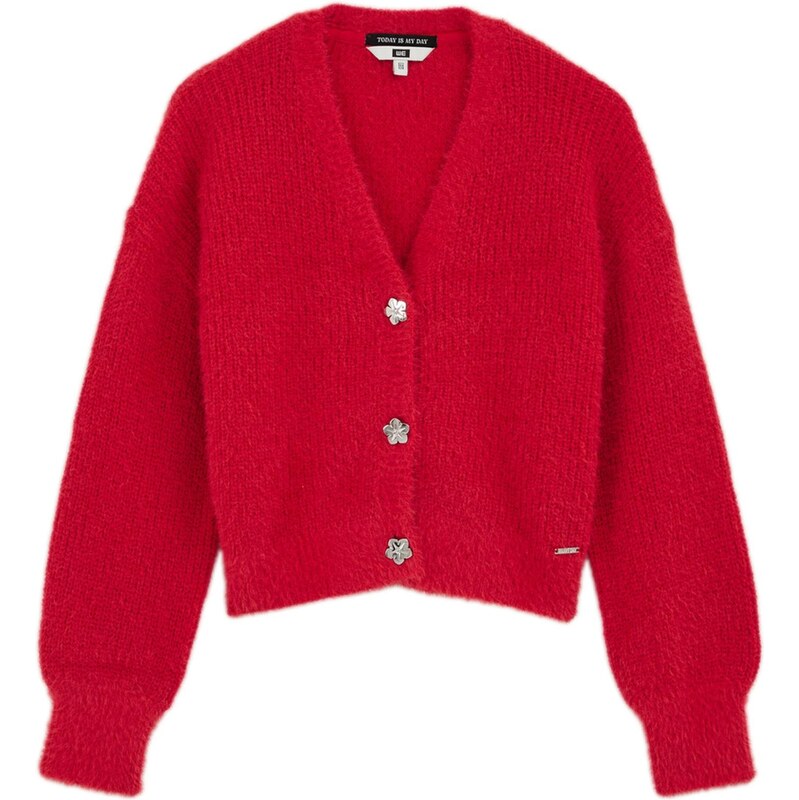 WE Fashion Kardigán červená 65661234