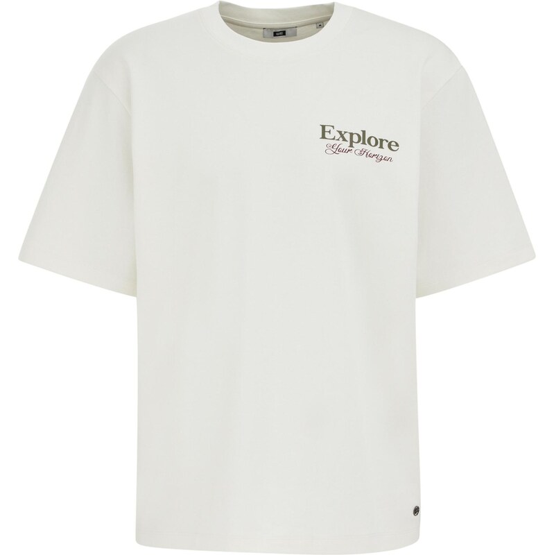 WE Fashion Tričko nebielená / prírodná biela 65663067