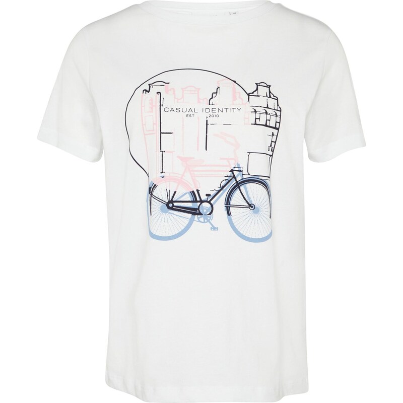 comma casual identity Tričko biela 65662427