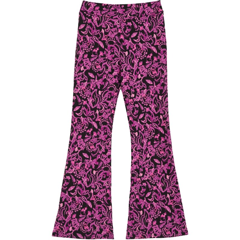 WE Fashion Legíny fialová / čierna 65663062