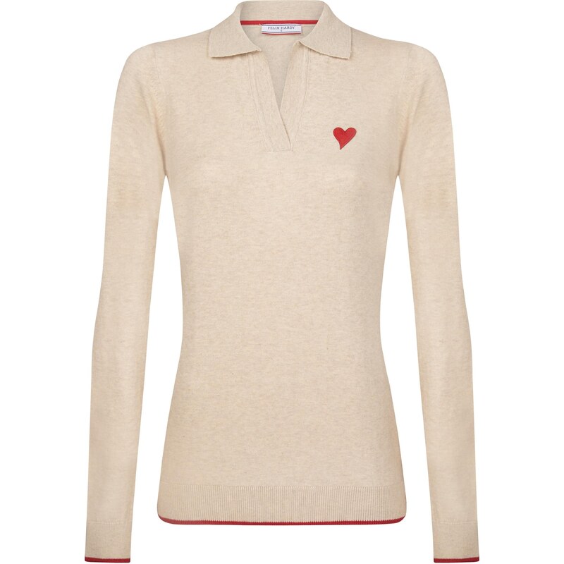 Felix Hardy Sveter béžová / červená 65664191