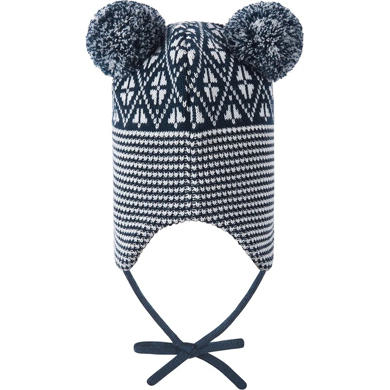 Detská vlnená čiapka Reima Kuuru tmavomodrá farba, 5300215B