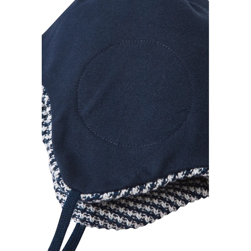 Detská vlnená čiapka Reima Kuuru tmavomodrá farba, 5300215B