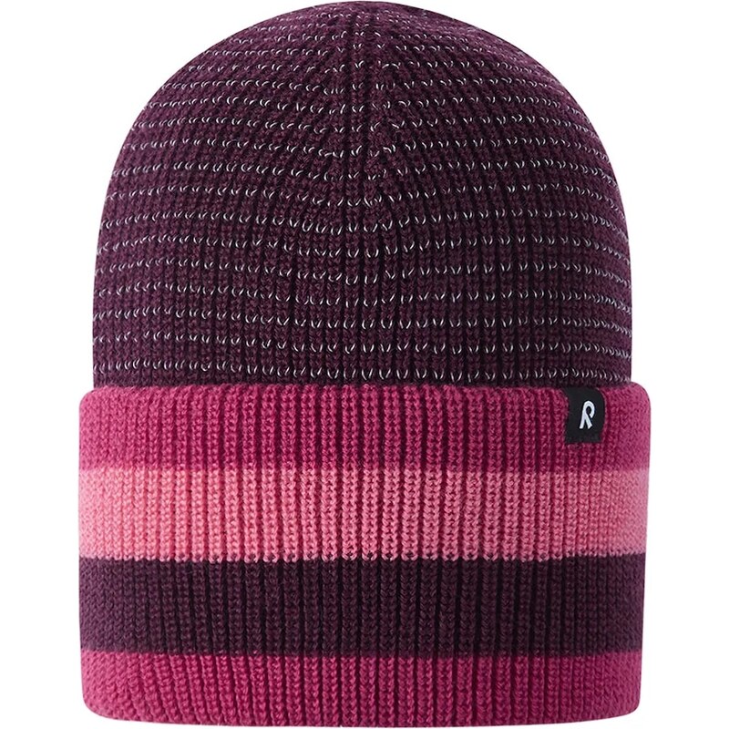Detská čiapka s prímesou vlny Reima Hiippa fialová farba, 5300319A