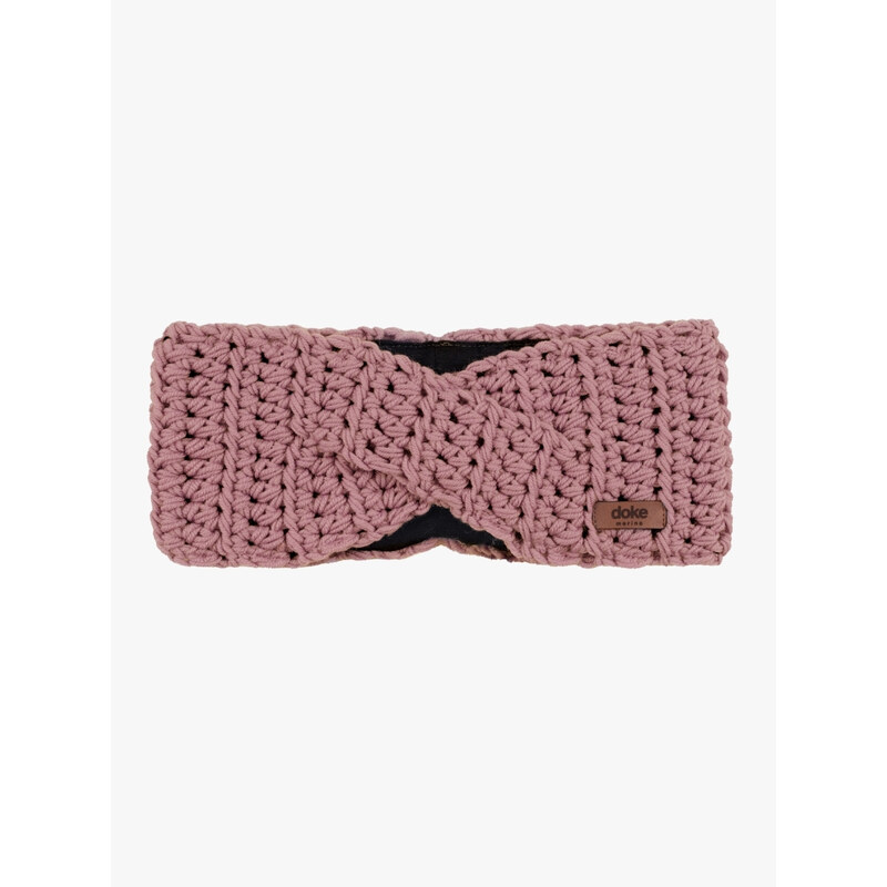 DOKE Merino háčkovaná čelenka sue peach 65666623