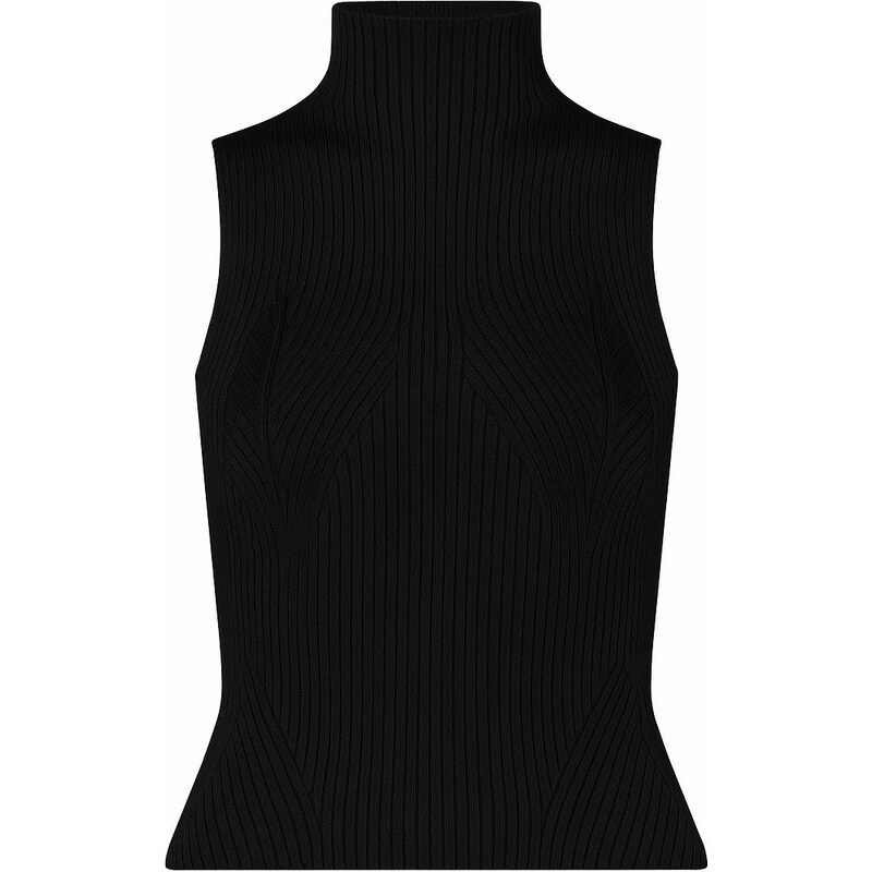 GAUDI Ribbed Black rolák 65666628