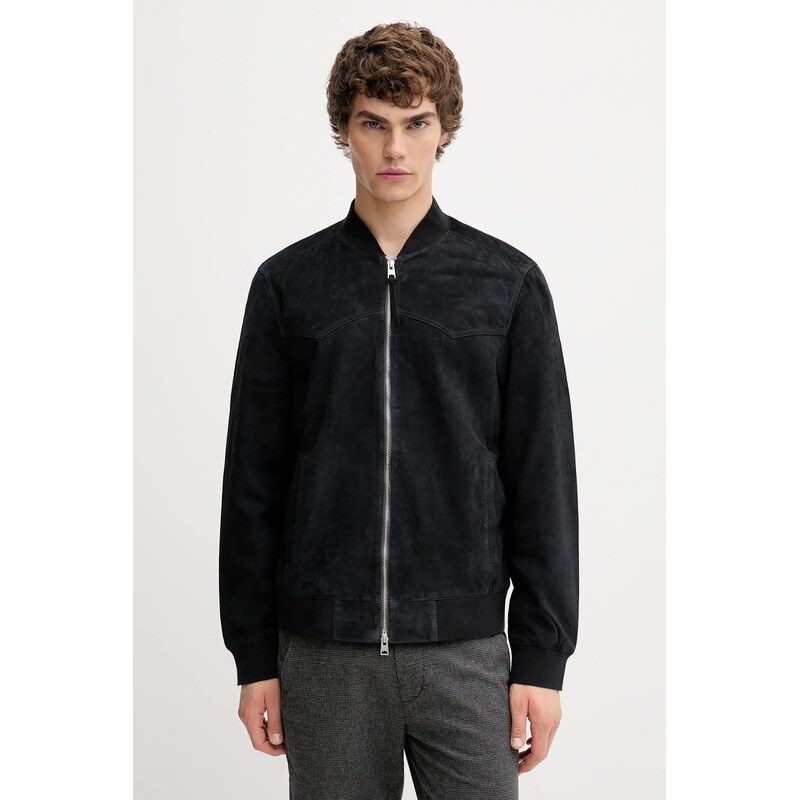 Semišová bunda bomber AllSaints ZEALAND 65708310