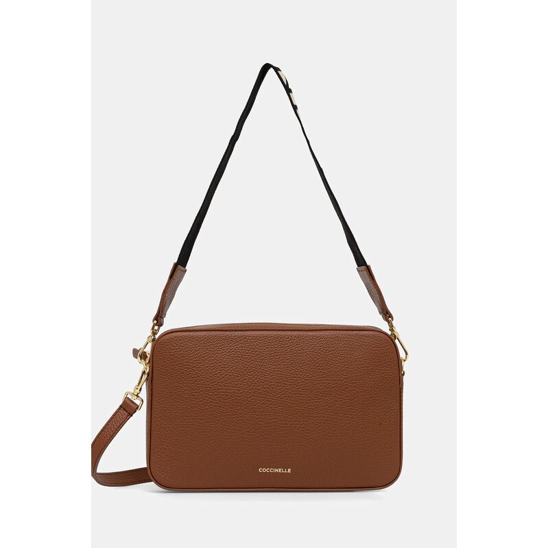 Kožená kabelka Coccinelle TEBE 65666862