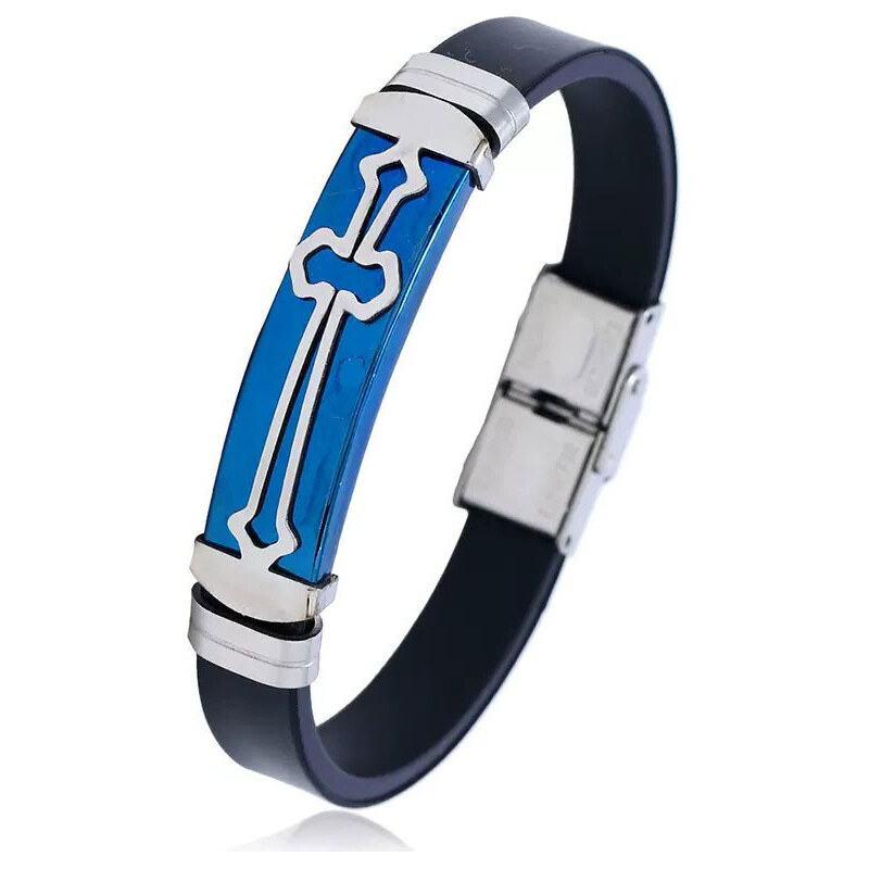 Impress Jewelry Náramok z chirurgickej ocele Kruis 65229076