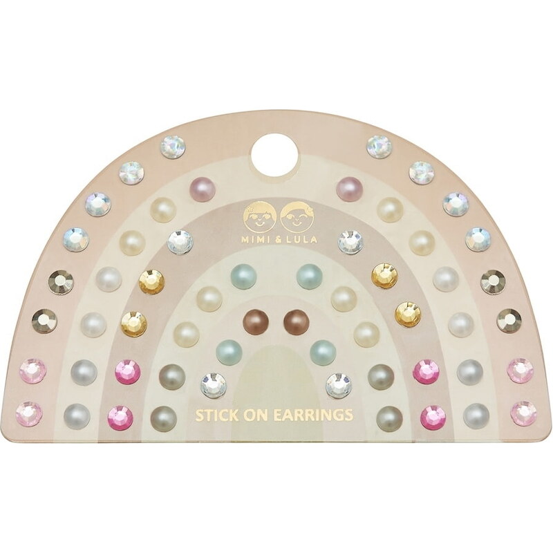 MIMI & LULA Nalepovacie náušnice Gem/Pearl – 30 párov 65668502