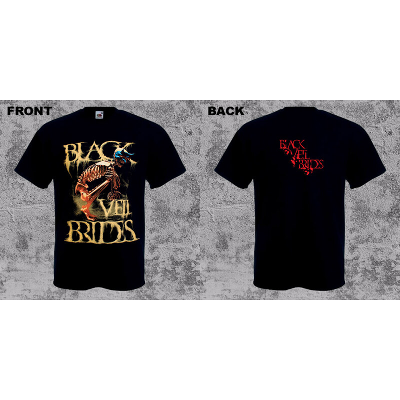 Fruit of the Loom Black Veil Brides - Skeleton (tričko) 65668525