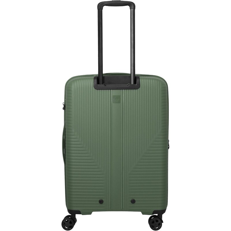 Stredný kufor na kolieskach Travelite Air StripeGreen 65669113