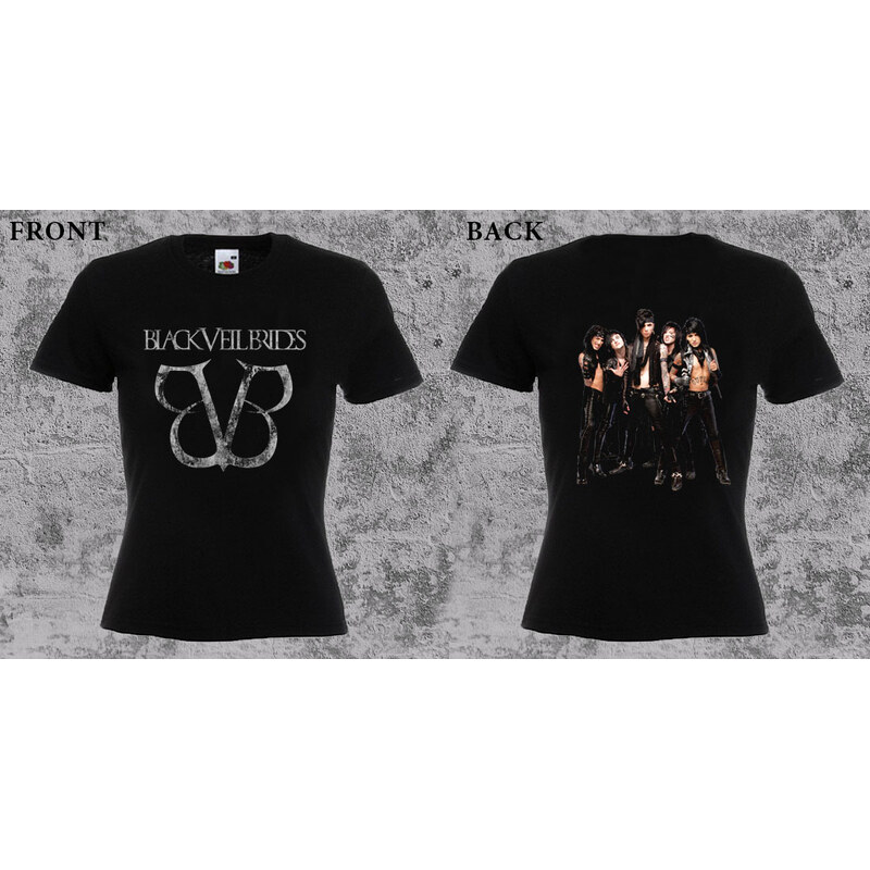 Fruit of the Loom Black Veil Brides - Big Logo (dámske tričko) 65669148