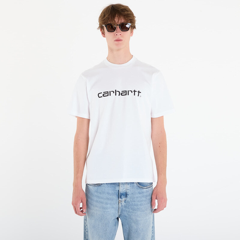 Tričko Carhartt WIP S/S Script T-Shirt UNISEX White/ Black S 65669349