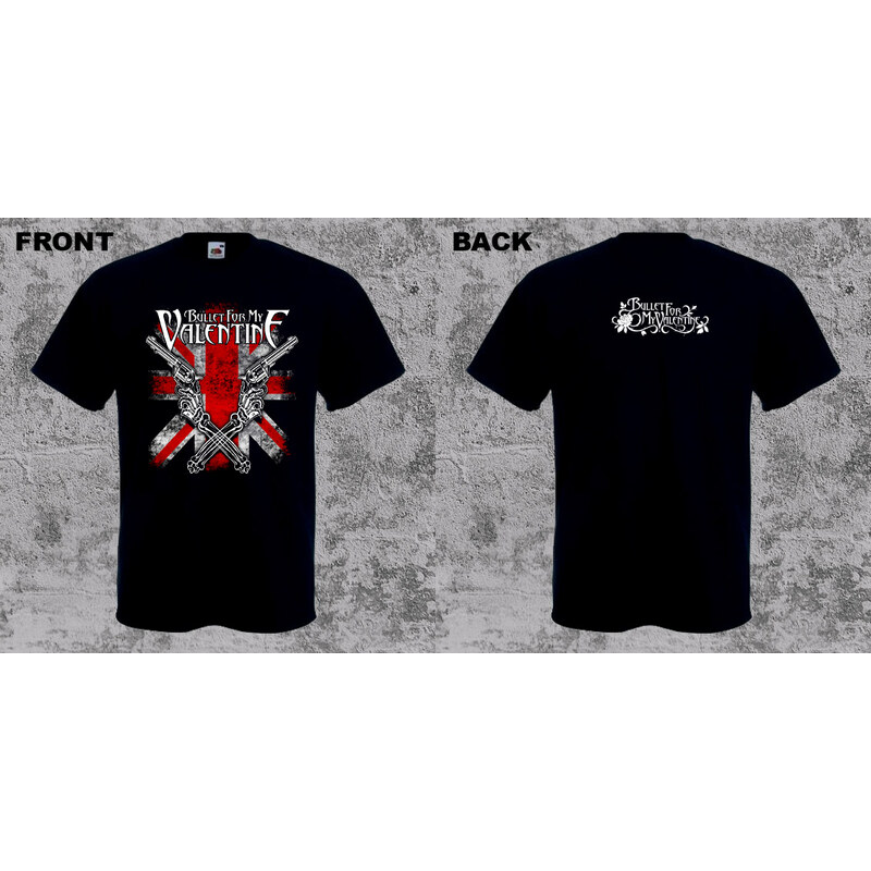 Fruit of the Loom Bullet For My Valentine - Crossed Guns (tričko) 65669470