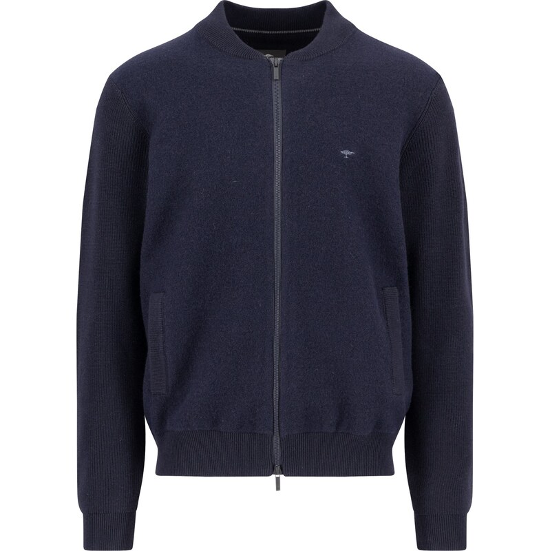 Pánsky modrý prémiový kardigán FYNCH-HATTON 65670323