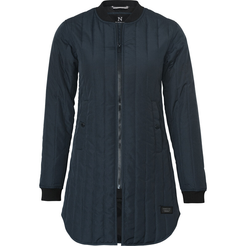 Dámska dlhá vertikálne prešívaná bunda v mestskom štýle Lindenwood 65850202