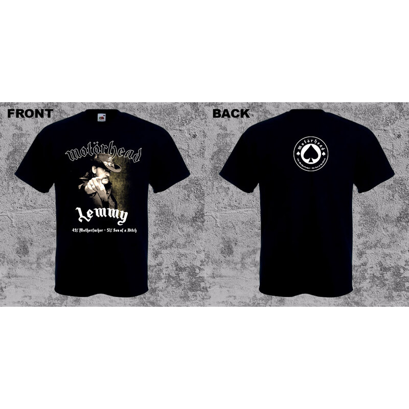 Fruit of the Loom Motorhead - Lemmy Pointing Vintage (tričko) 65670470