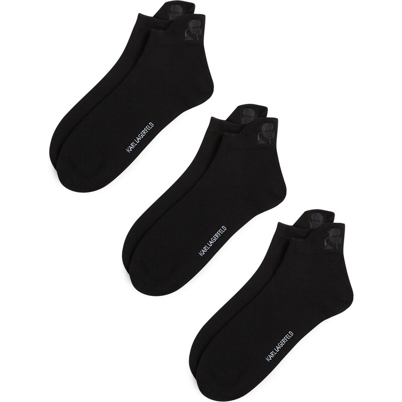 Karl Lagerfeld Ponožky čierna / biela 65678629