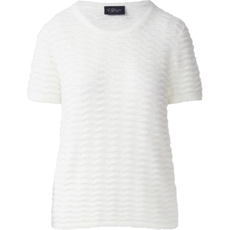s.Oliver BLACK LABEL Sveter biela 65886008