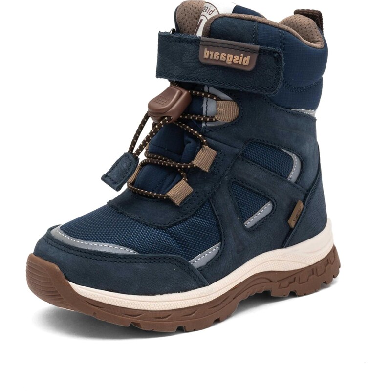 BISGAARD Čižmy Bruce námornícka modrá / svetlohnedá / svetlosivá 65677898