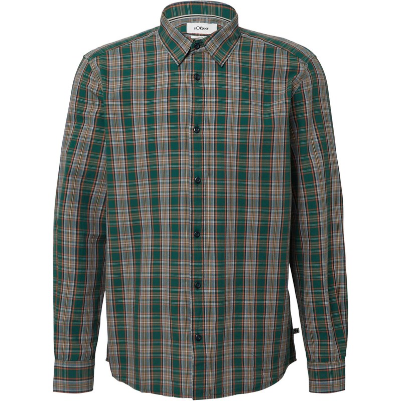 s.Oliver Košeľa svetlomodrá / zelená / oranžová / biela 65678906