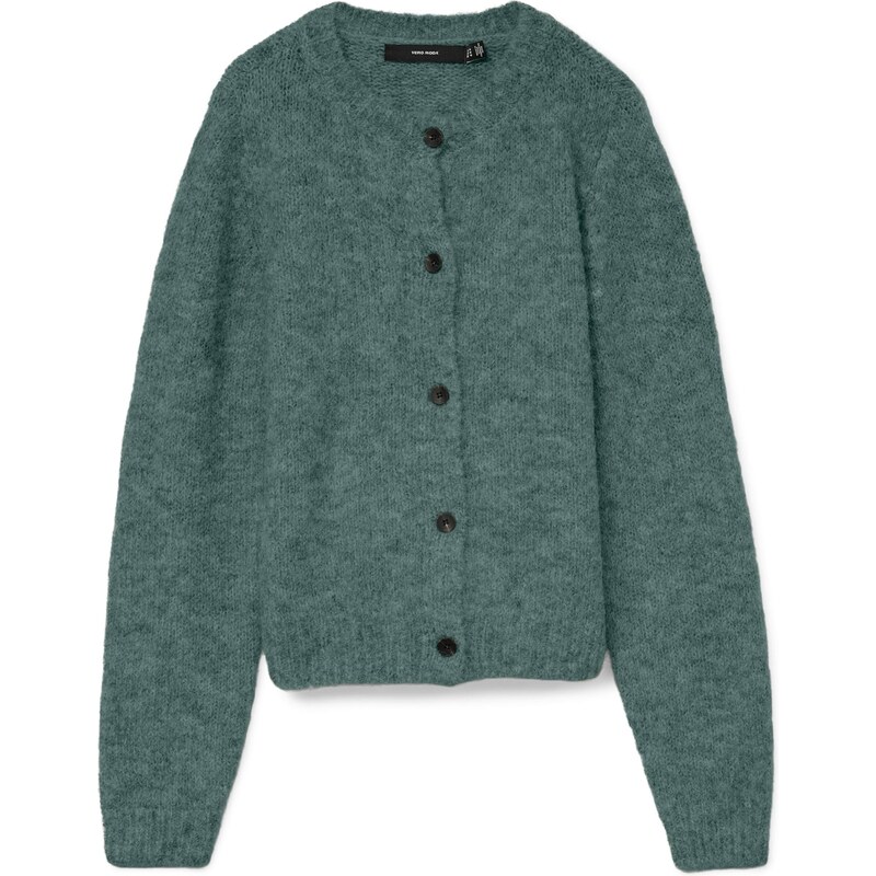 VERO MODA Kardigán VMNovah tmavozelená 65679305