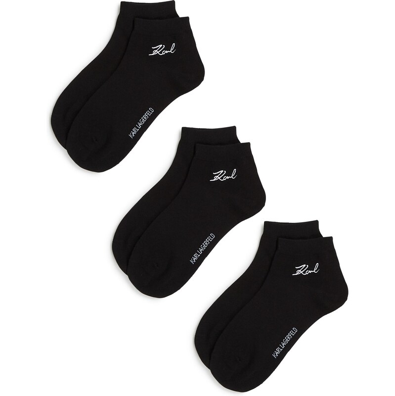 Karl Lagerfeld Ponožky čierna / biela 65731328