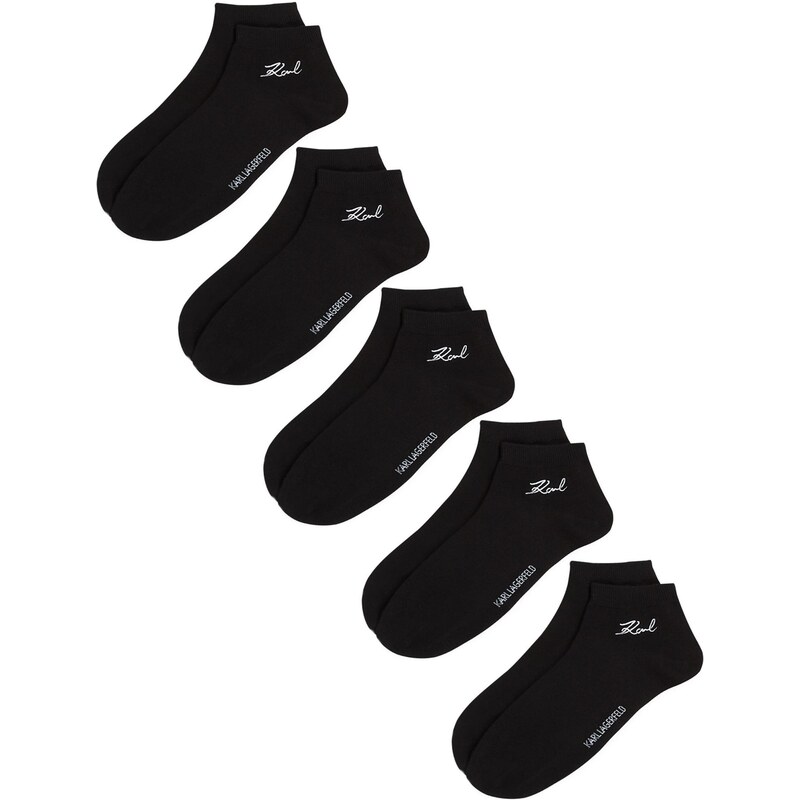 Karl Lagerfeld Ponožky čierna / biela 65731326